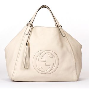 Gucci Soho Tote Medium Off White